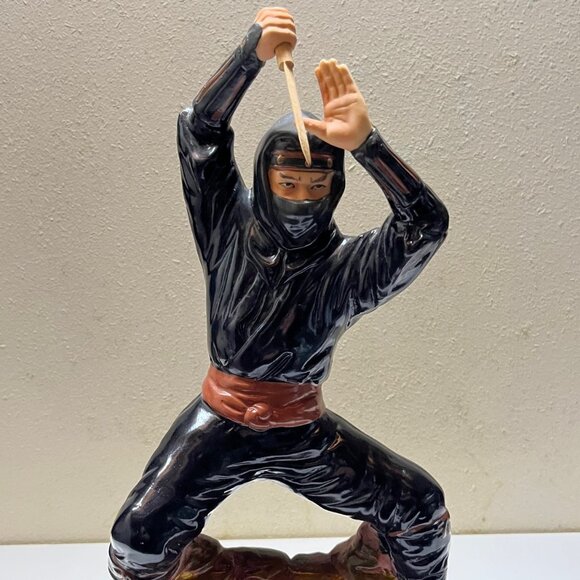 Vintage Ceramic Ninja Statue - Picture 1 of 3